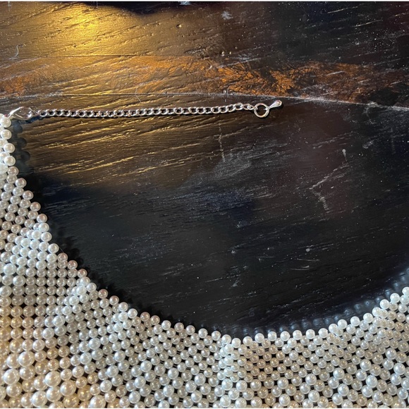 Handmade Pearl Statement Collar - Picture 10 of 10
